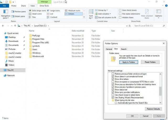 微软在Windows 10 19H1中测试文件资源管理器以图最新改进