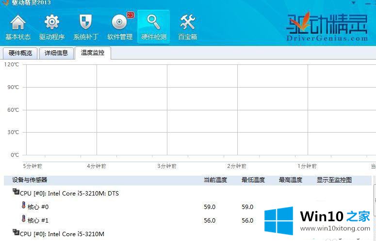 win10用驱动精灵检测硬件性能的具体操作方式