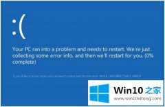 图文演示win10 蓝屏代码 whea-uncorrectable-error的完全操作步骤