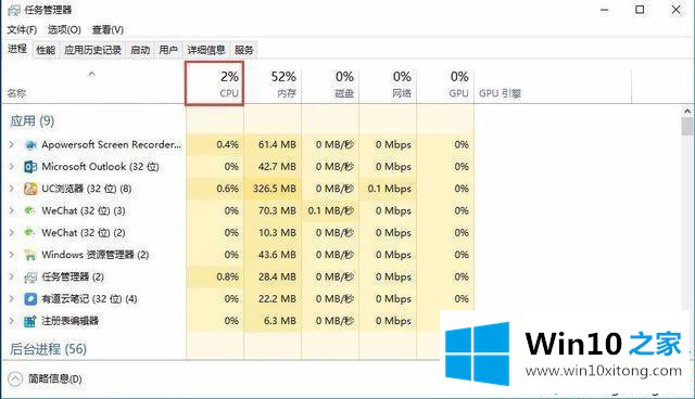 win10系统cpu使用率很高的操作手法