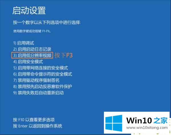 win10专业版系统提示显示器输入不支持的具体处理法子