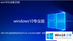 今天演示Win10专业版系统如何启动Task Scheduler进程的操作措施