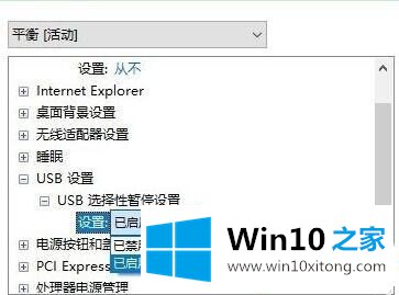 windows10系统打开＂USB选择性暂停设置＂的详尽操作举措