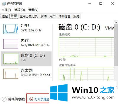 win10系统任务管理器磁盘占用率100%解决方法的修复手段