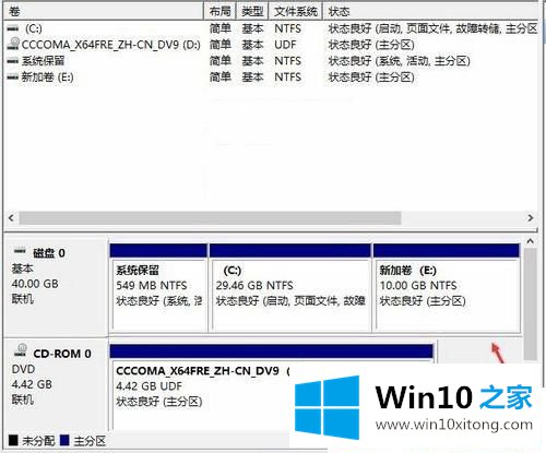 Win10系统突然只剩下c盘了的解决手段