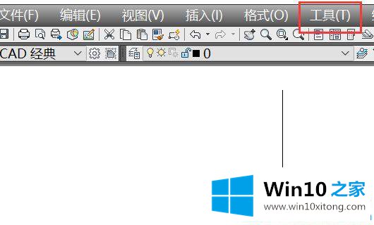 win10系统中2010cad怎样把底色改为黑色的详细处理方式