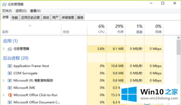 win10系统任务管理器的详尽处理方式