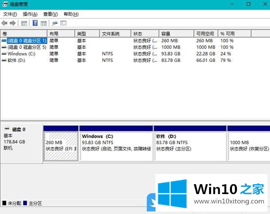 Win10打开磁盘管理器的方法教程