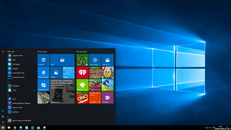 雨林木风 Windows10纯净版 32位 极速安装推荐